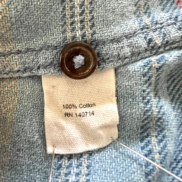 ALEX MILL Blue Striped Long Sleeve Cotton Button Down Shirt - M - Picture 7 of 10